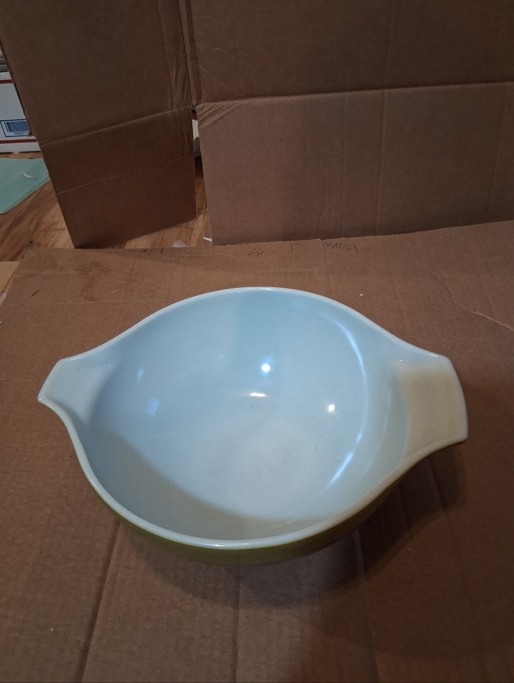 PYREX Early American CRAZY DAISY Nesting Mixing Bowl 444, 4 QT Vintage - Picture 2 of 3